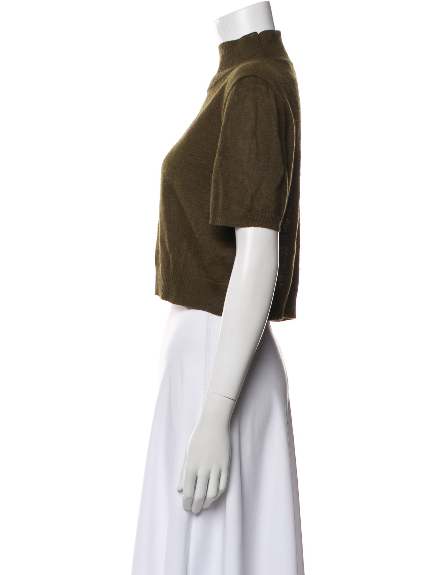 Rachel Comey Alpaca Turtleneck Crop Top