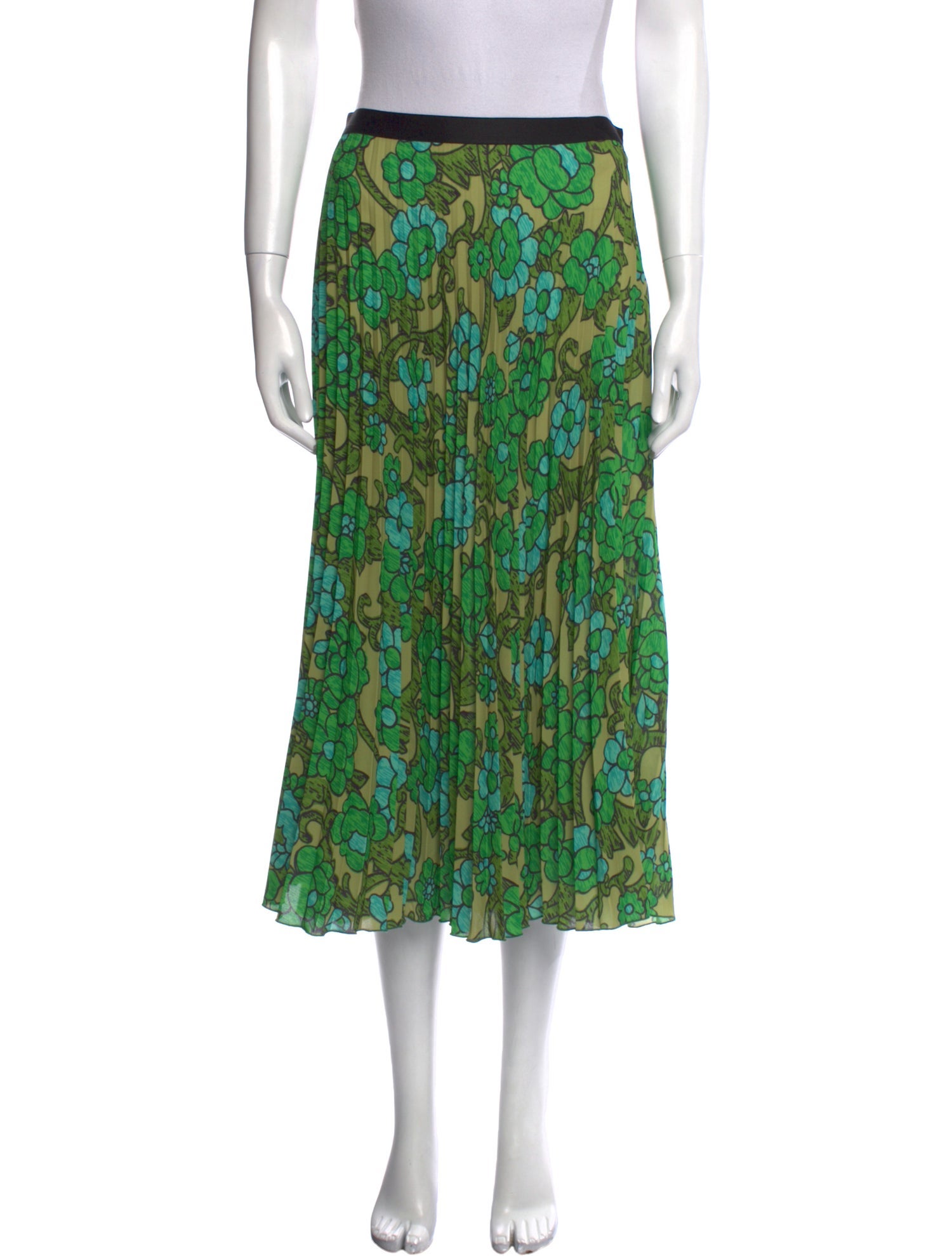 Rachel Comey Floral Print Midi Length Skirt w/ Tags