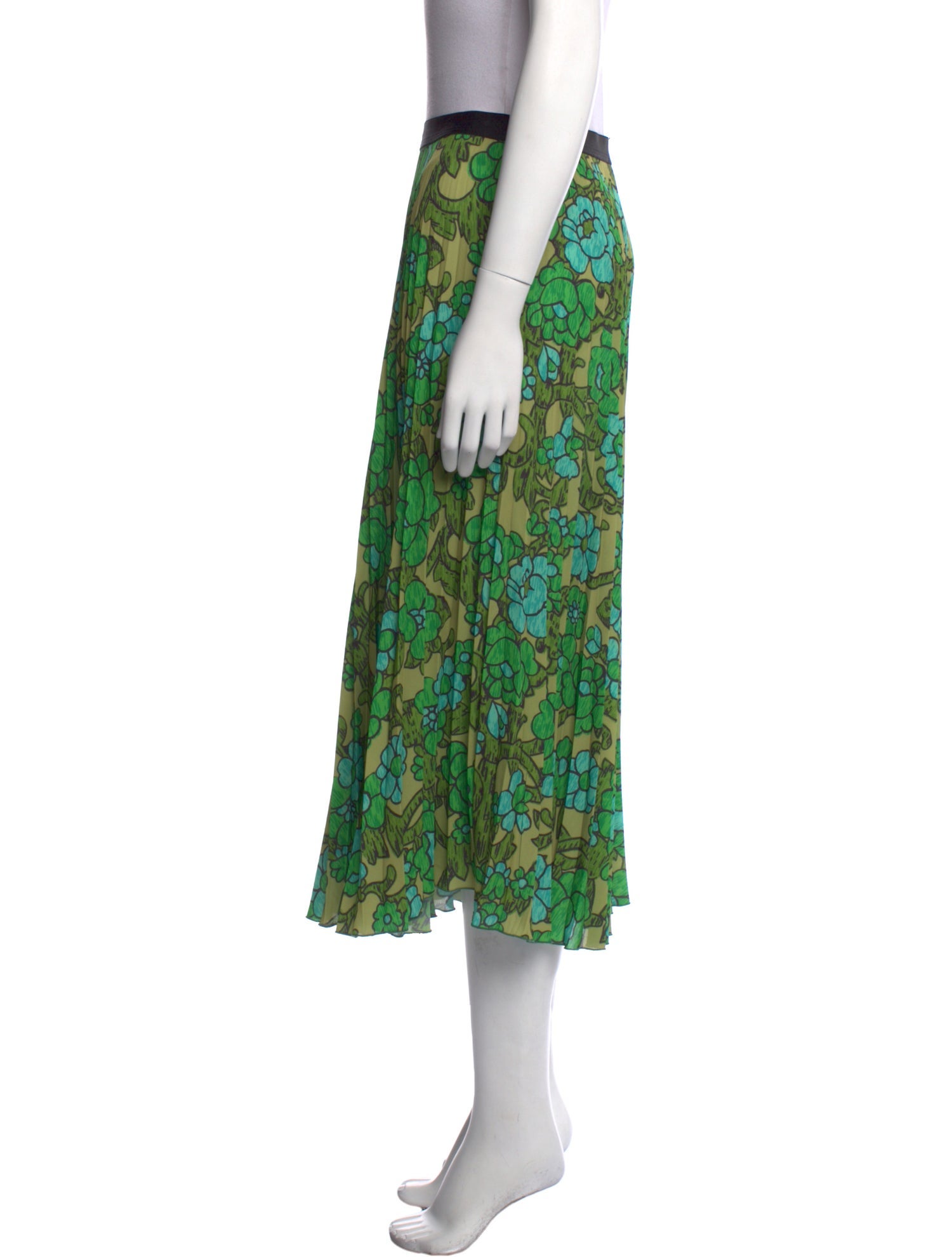 Rachel Comey Floral Print Midi Length Skirt w/ Tags