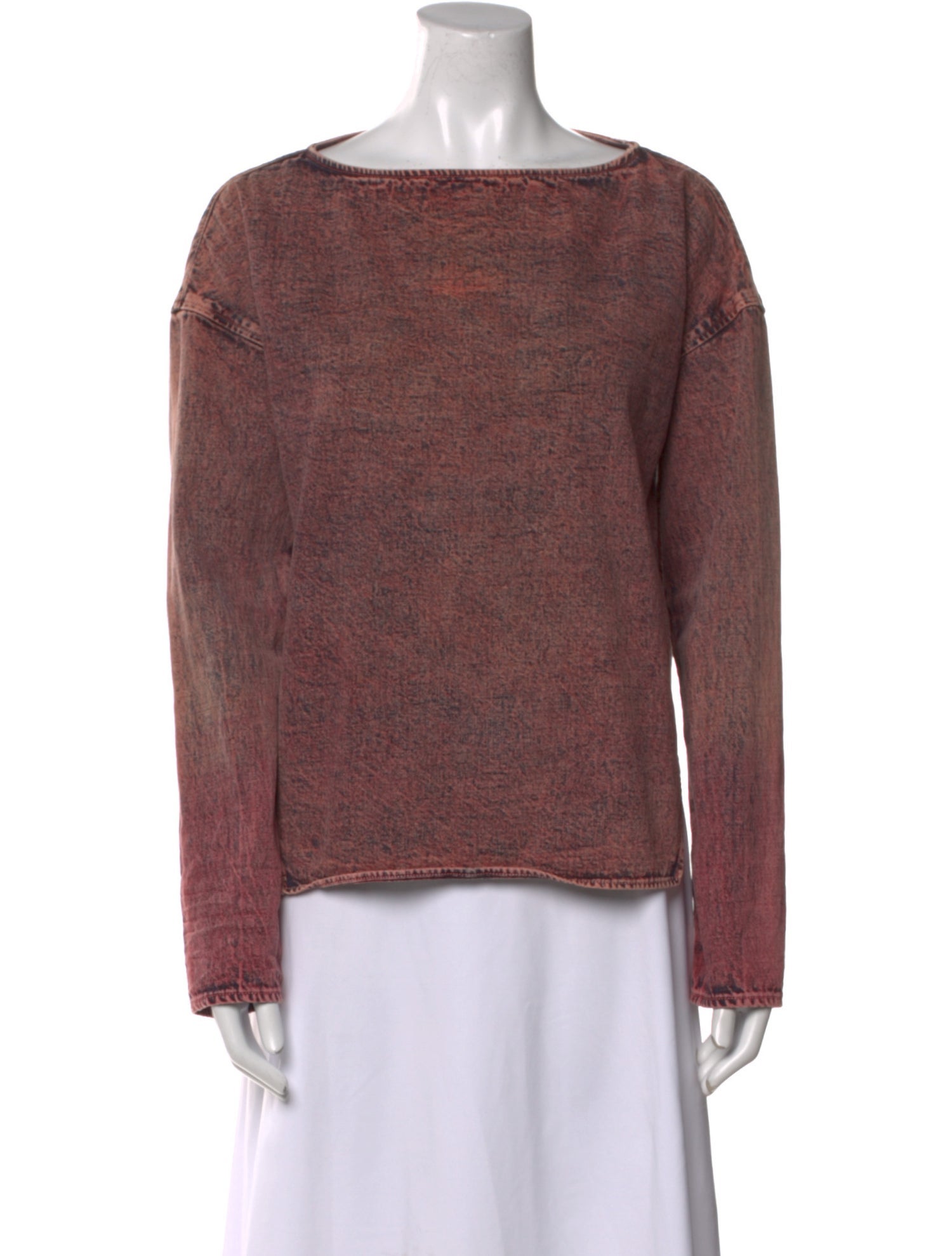 Rachel Comey Bateau Neckline Long Sleeve Sweatshirt