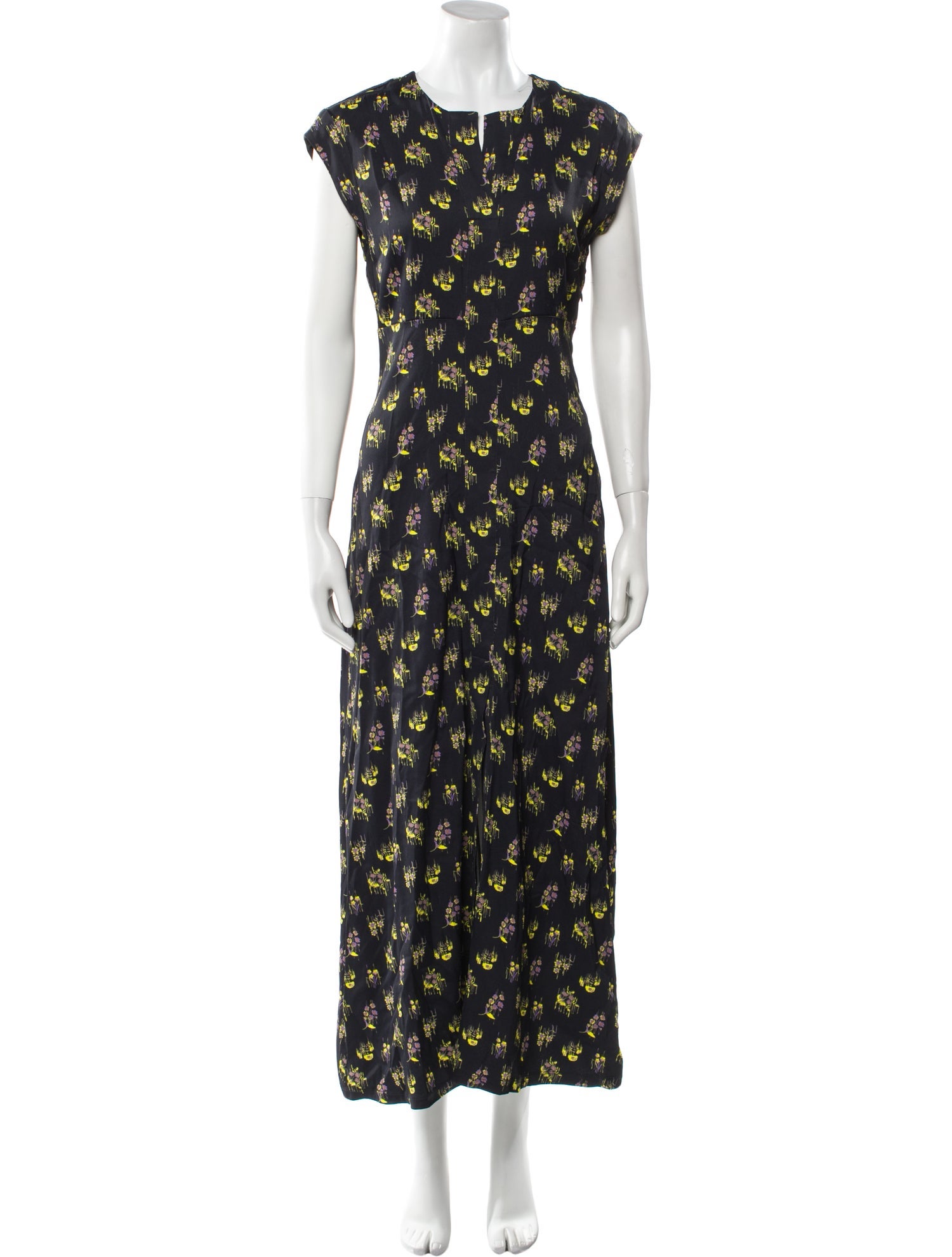 Rachel Comey Floral Print Long Dress