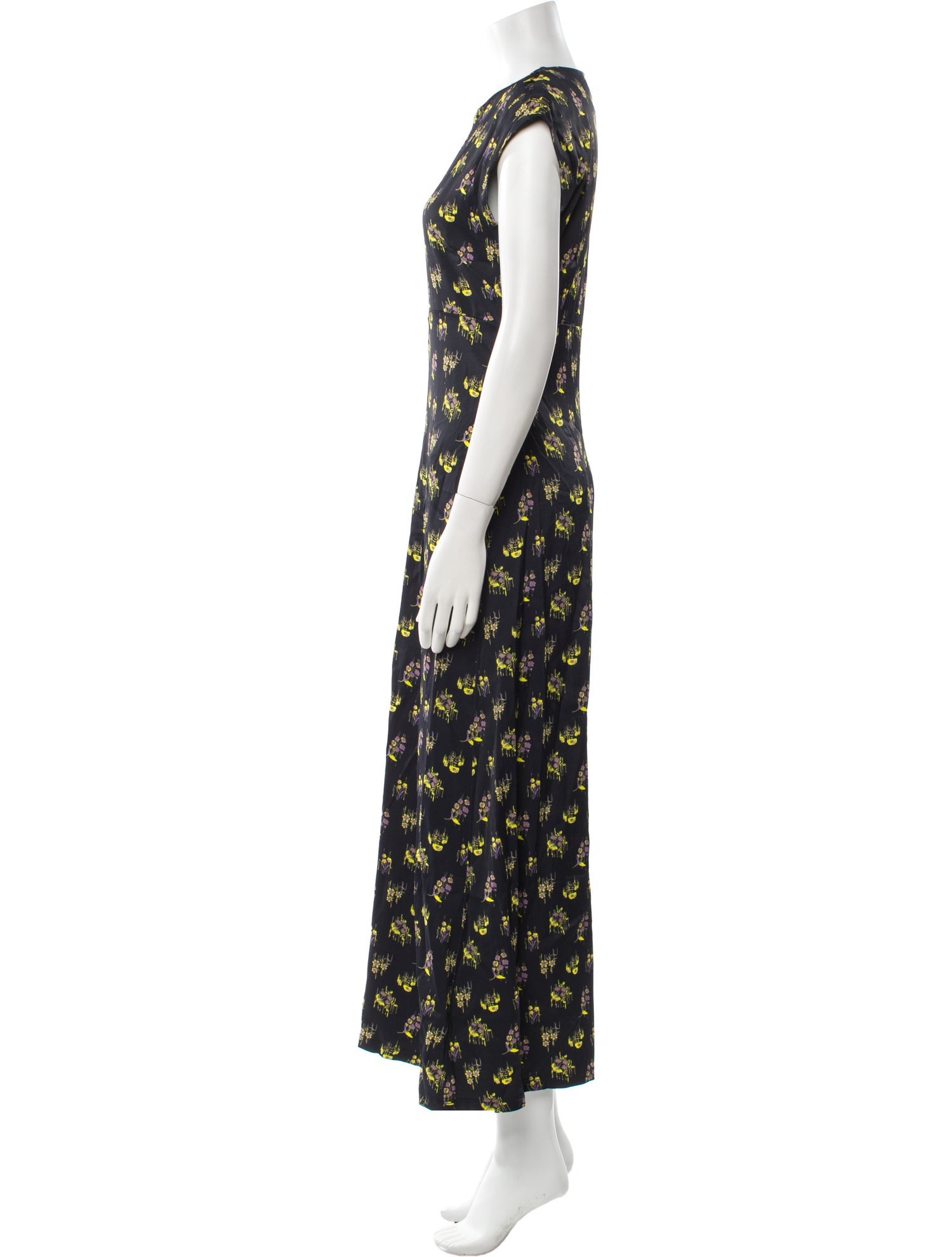Rachel Comey Floral Print Long Dress