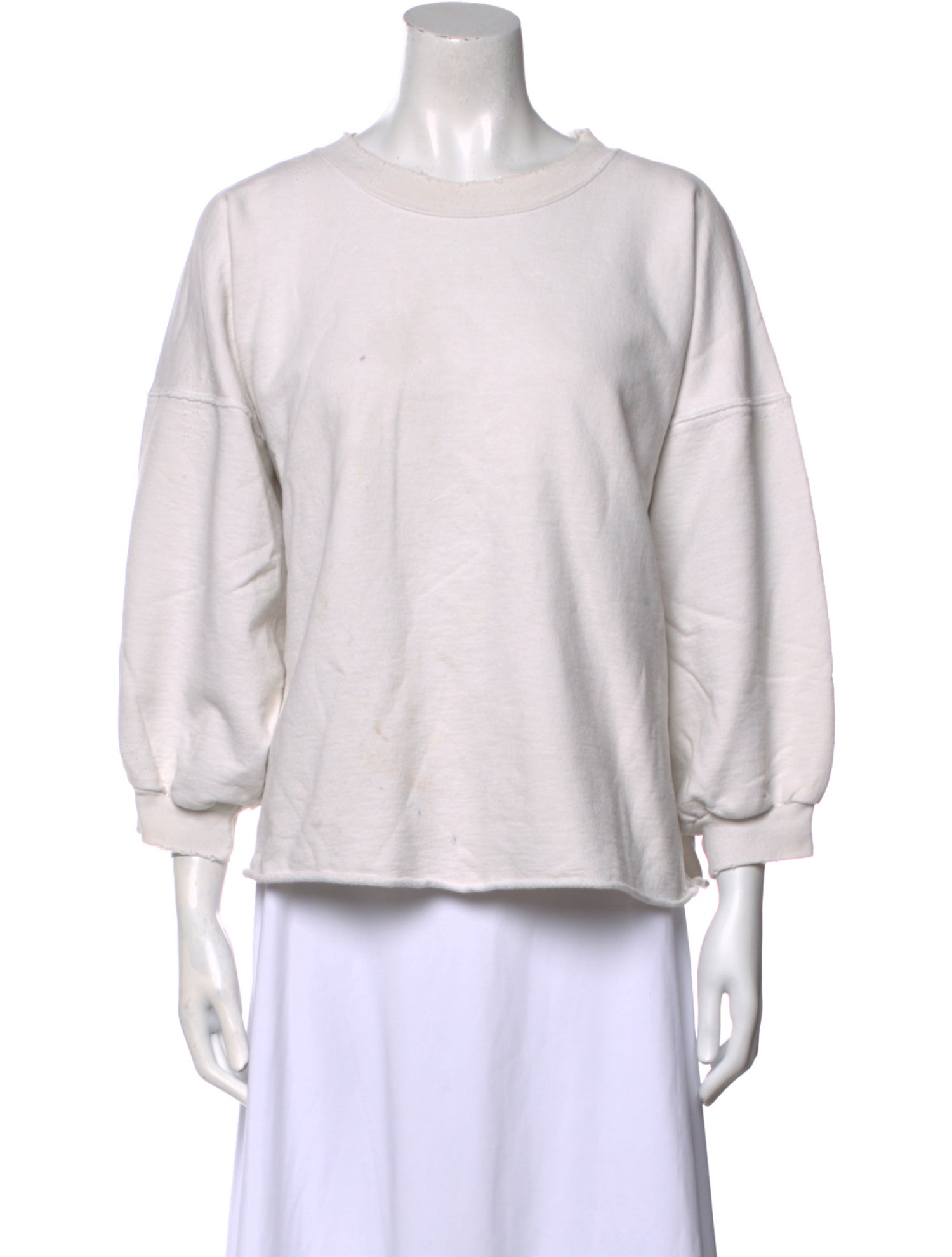 Rachel Comey Bateau Neckline Three-Quarter Sleeve Sweatshirt