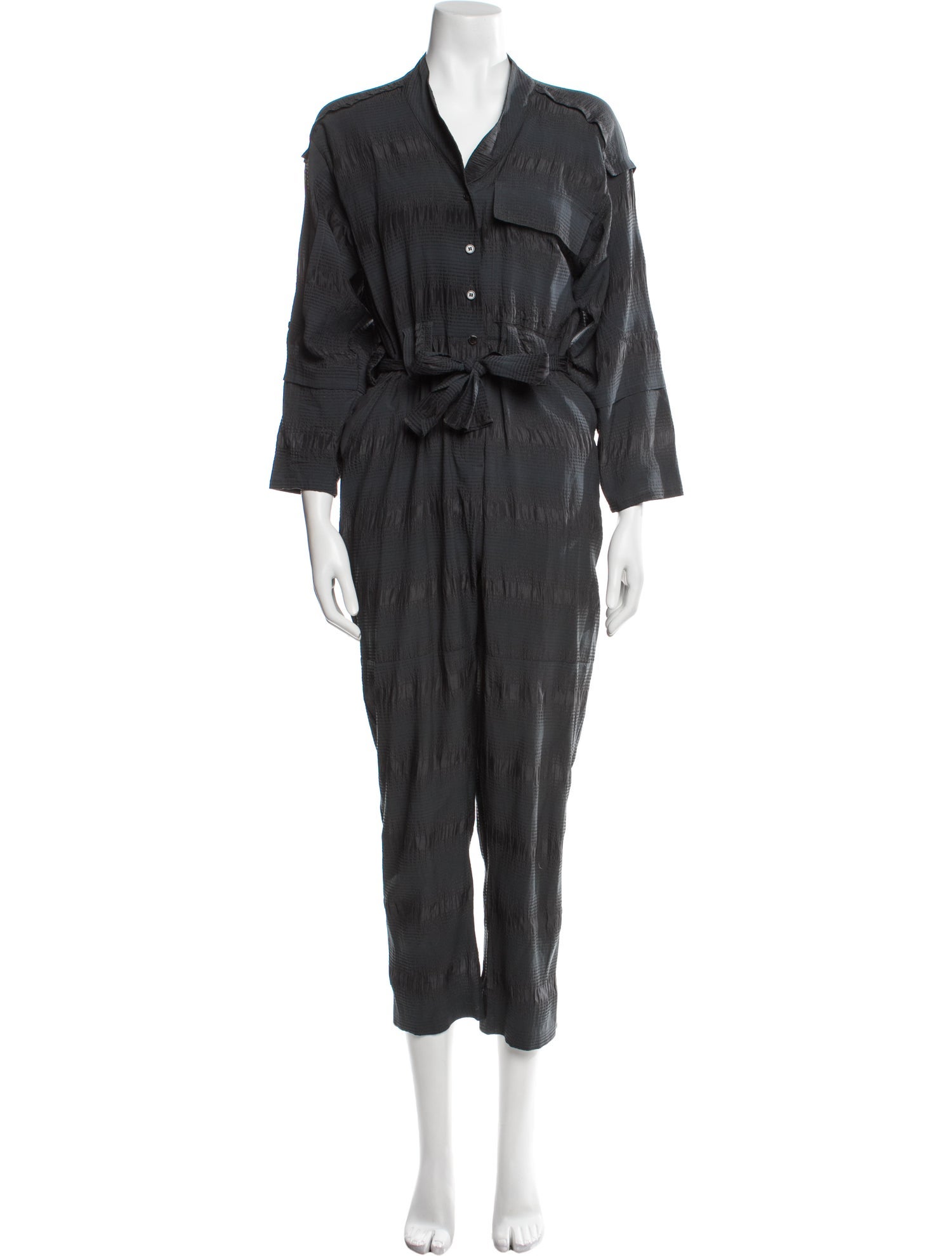 Rachel Comey Silk V-Neck Jumpsuit