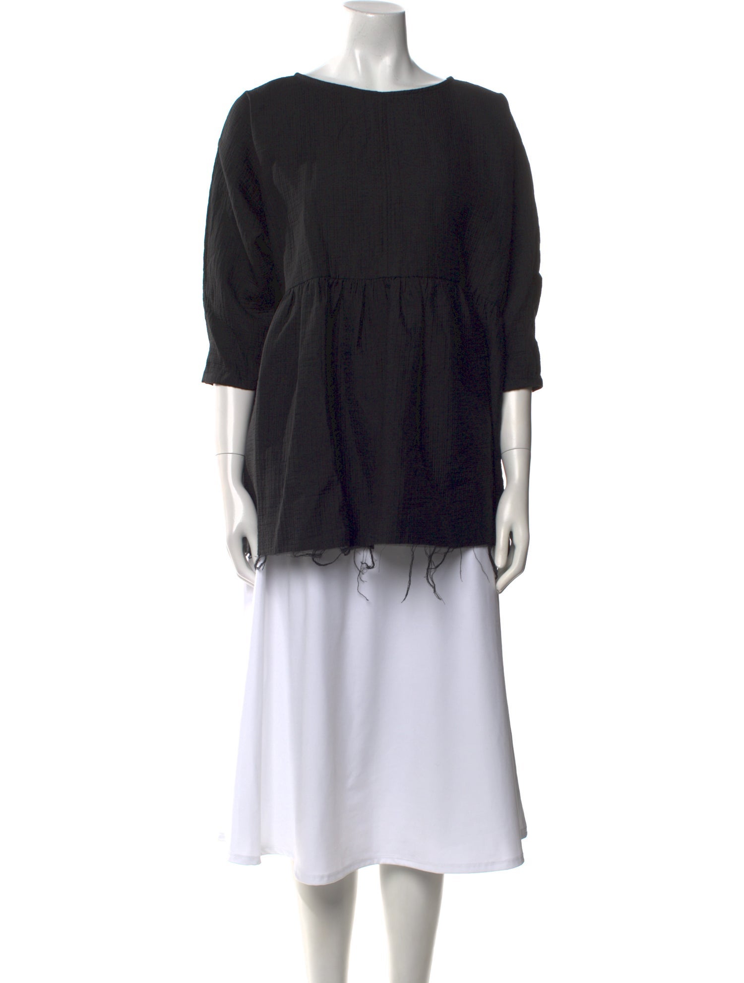 Rachel Comey Bateau Neckline Three-Quarter Sleeve Tunic