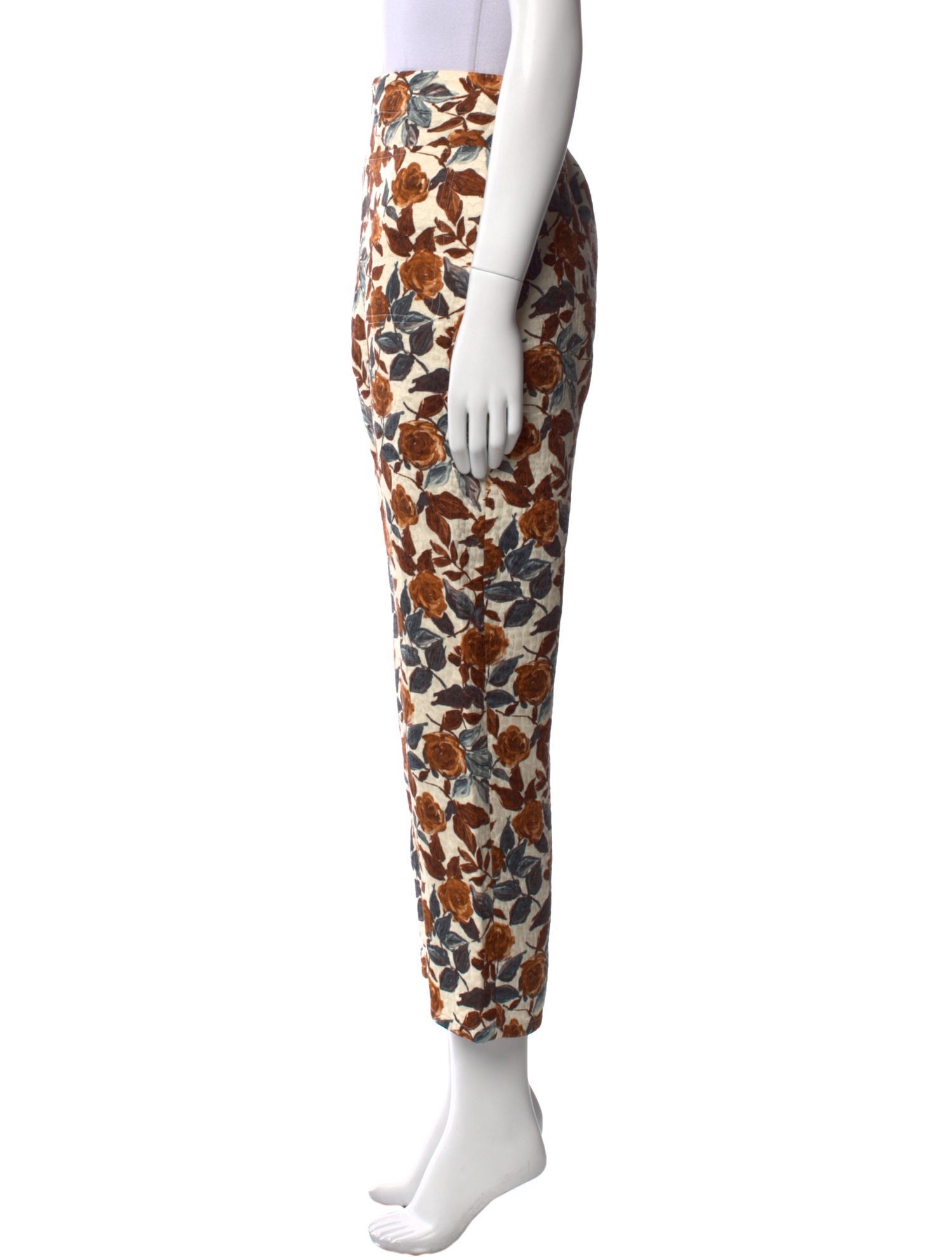 Rachel Comey Floral Print Straight Leg Pants