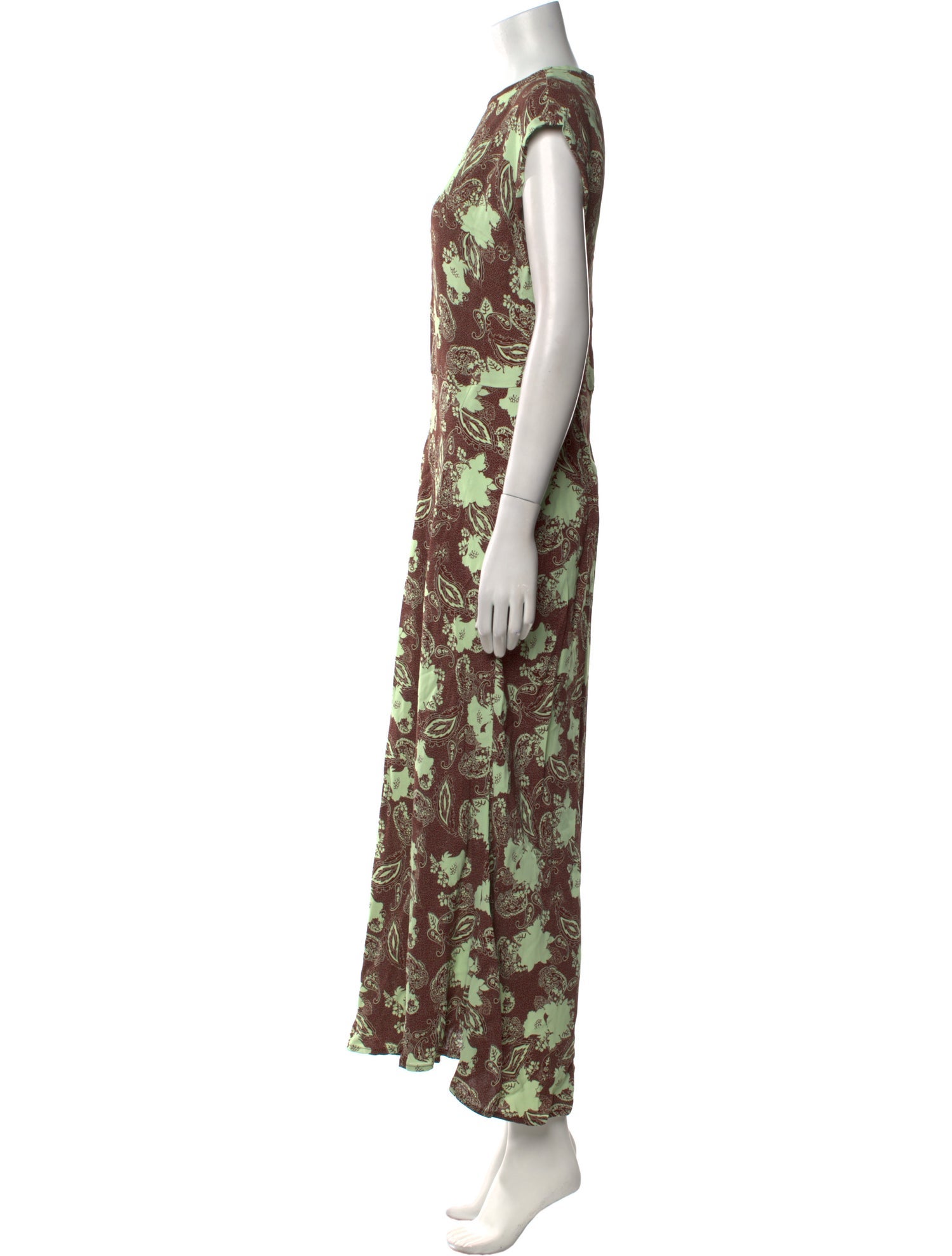 Rachel Comey Floral Print Long Dress