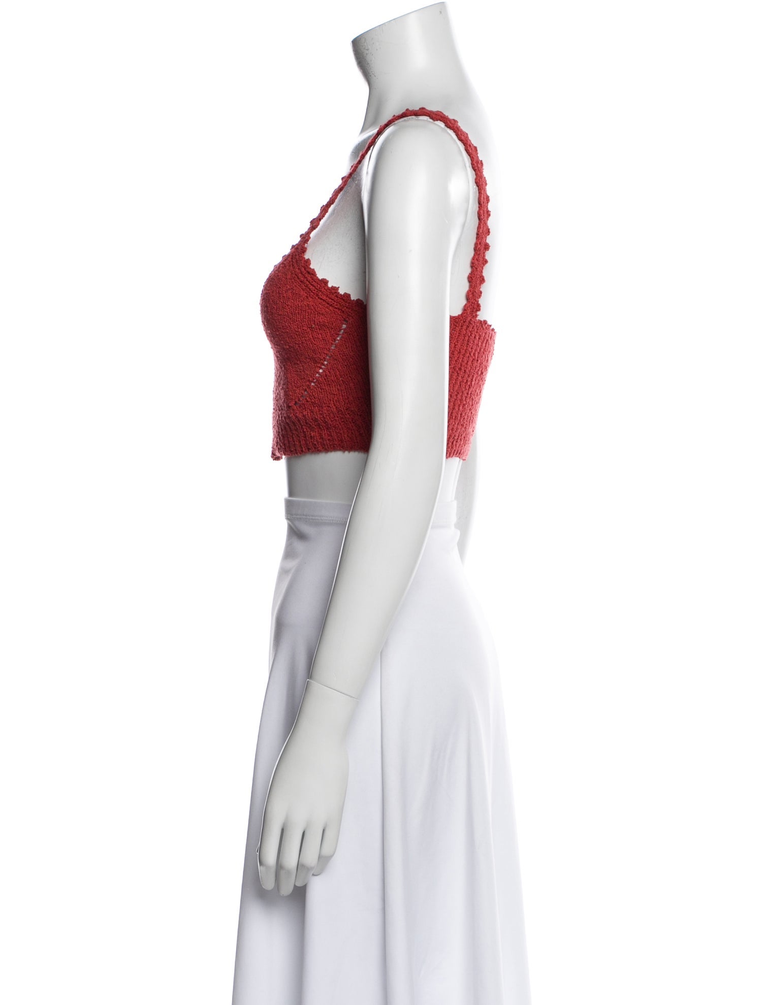 Rachel Comey V-Neck Sleeveless Crop Top