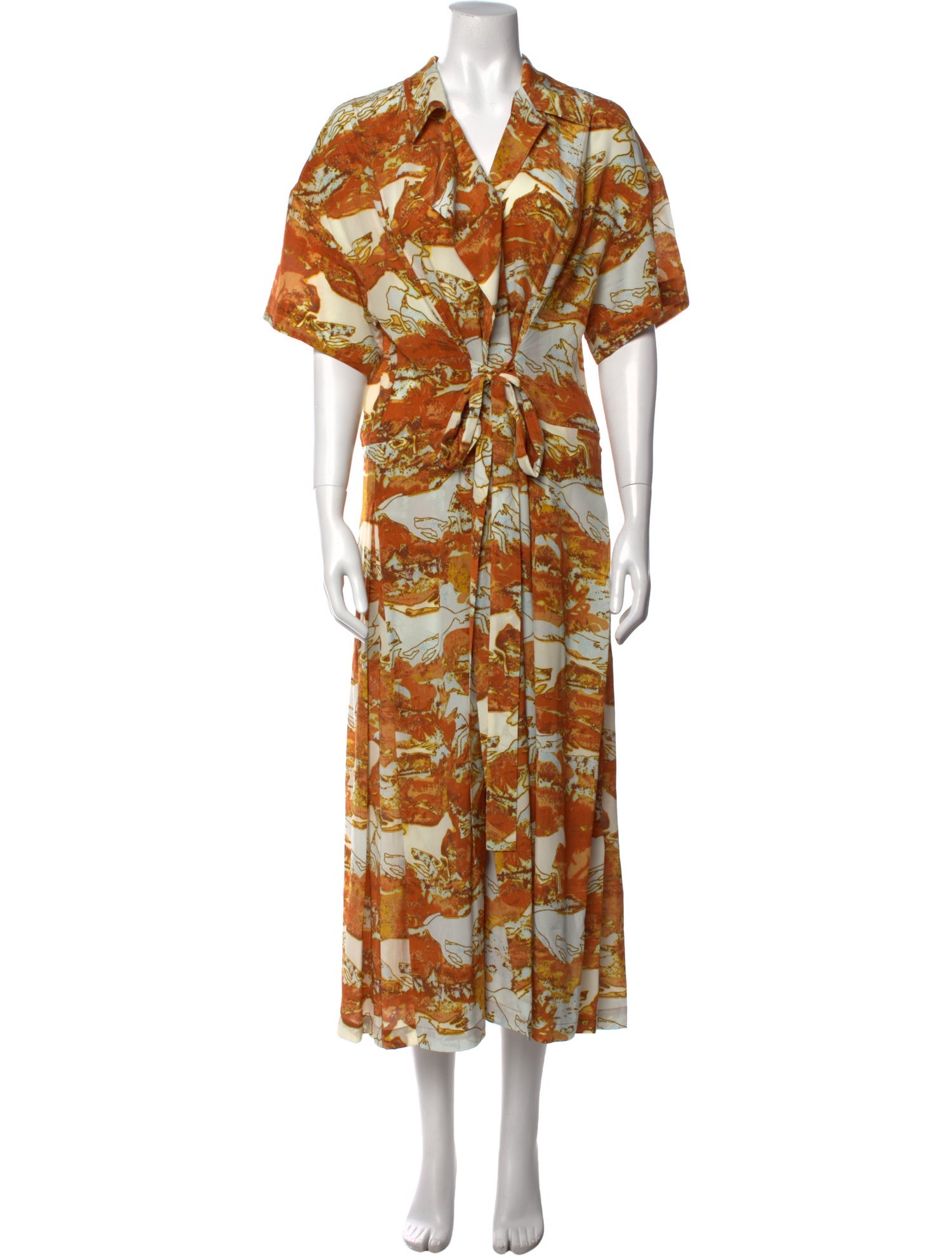 Rachel Comey Printed Midi Length Dress
