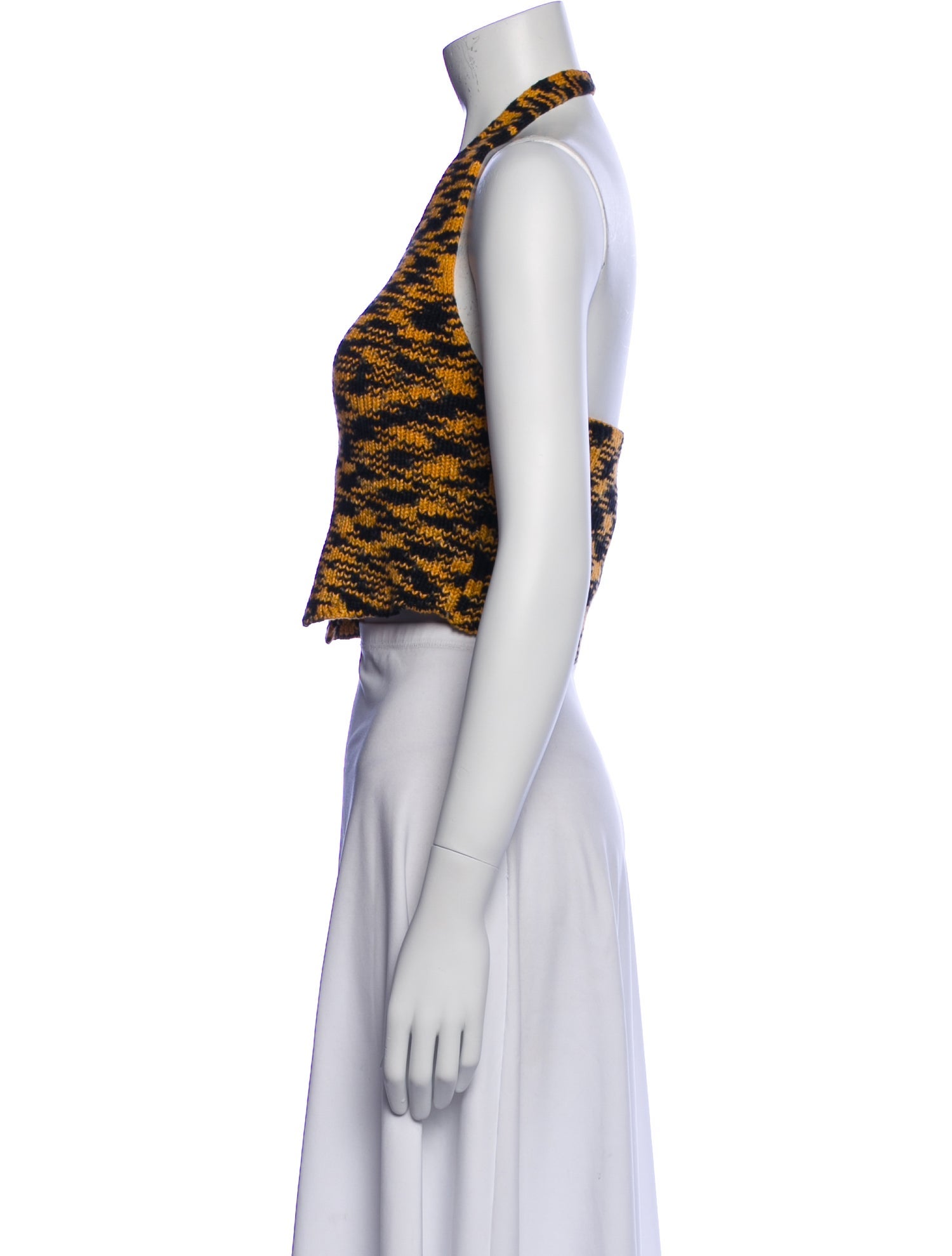 Rachel Comey Printed Halterneck Crop Top w/ Tags