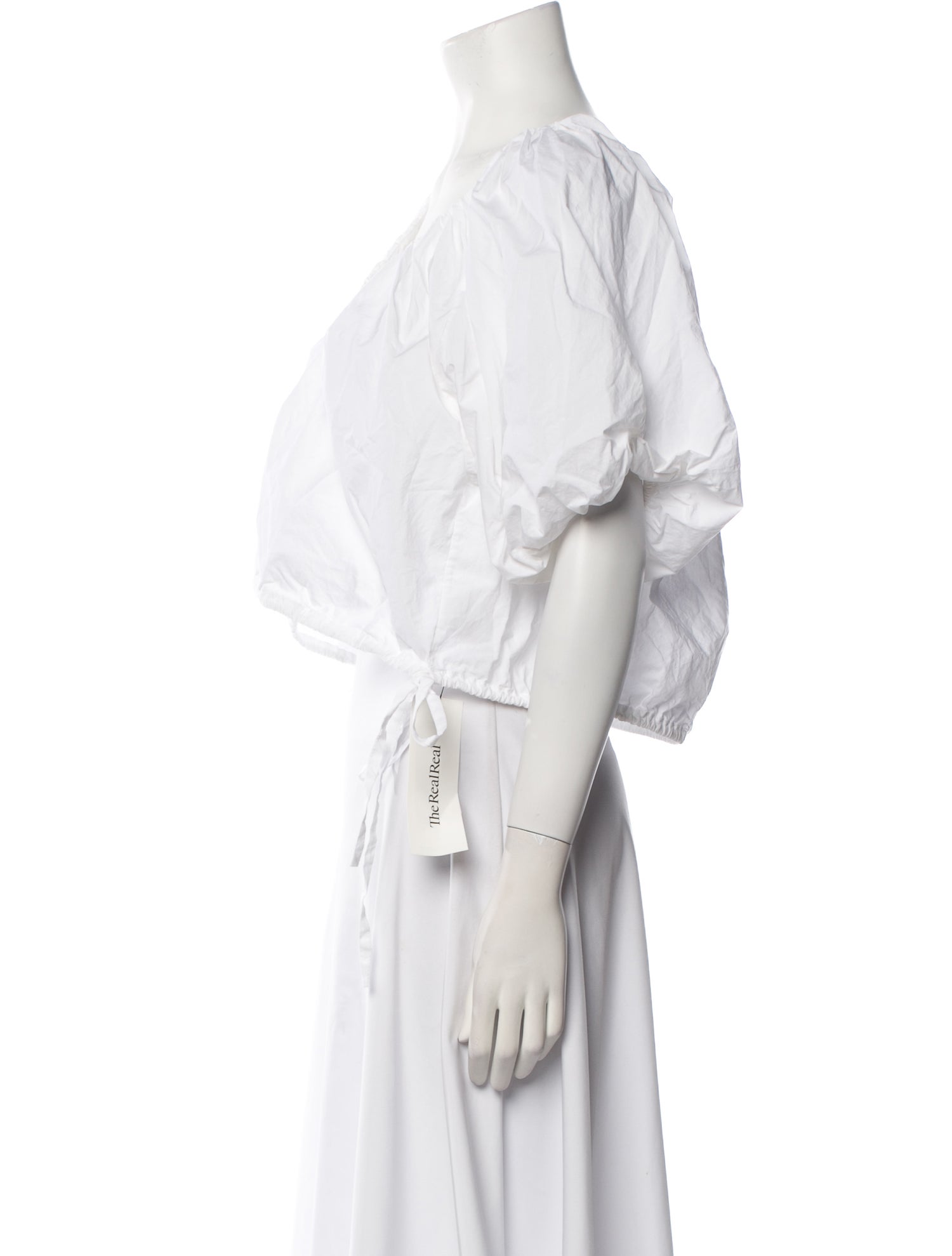 Rachel Comey V-Neck Short Sleeve Crop Top