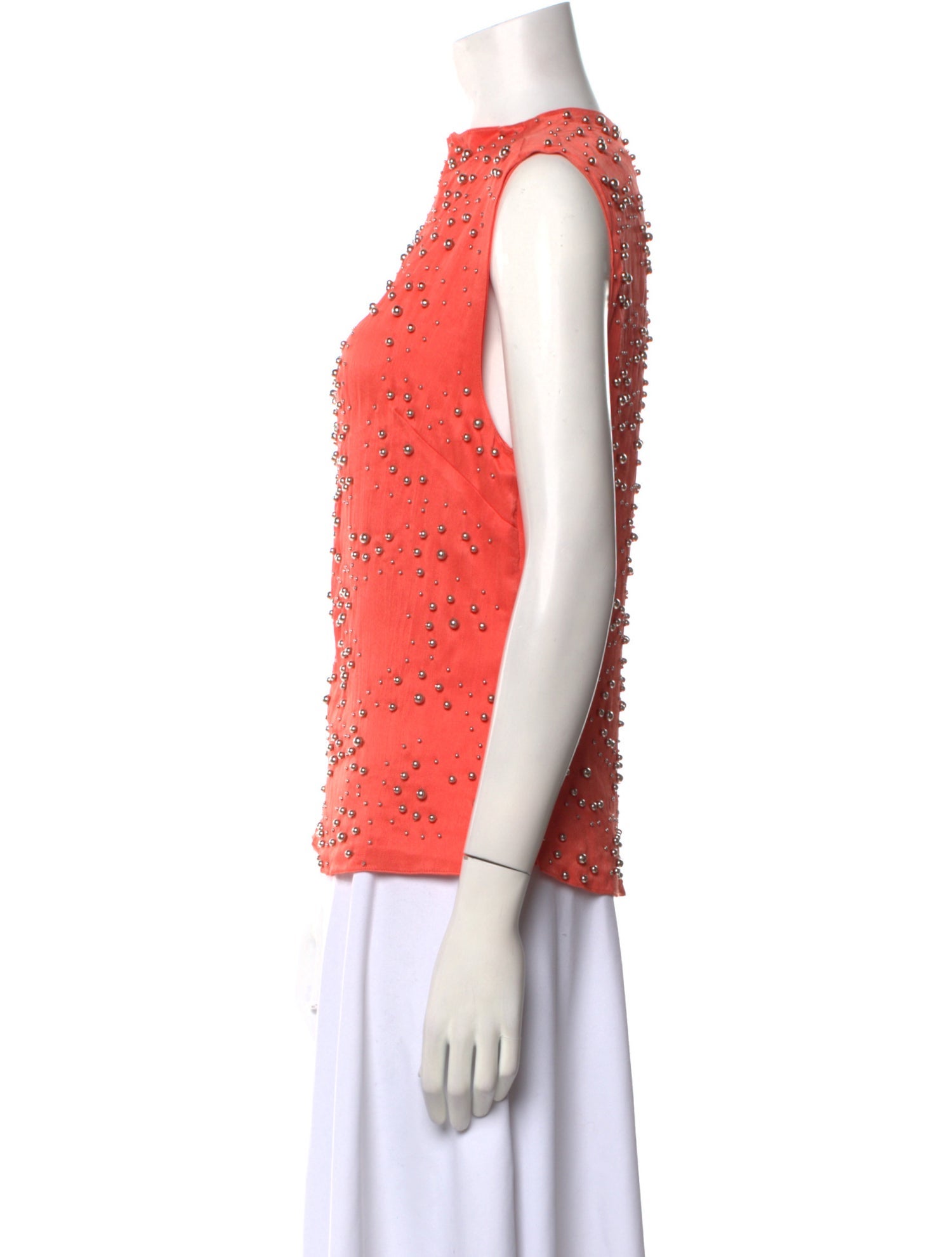 Rachel Comey Printed Scoop Neck Blouse