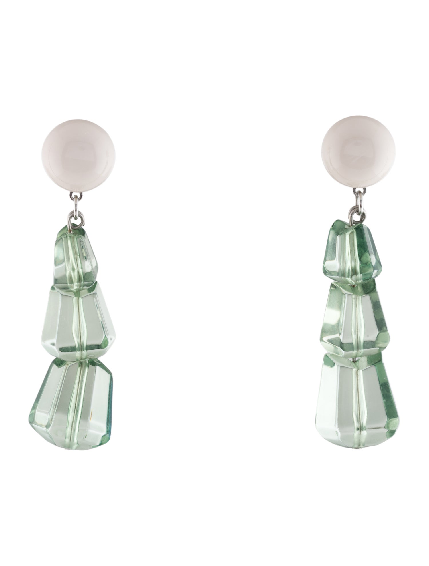 Rachel Comey Acrylic Tier Drop Earclip Earrings