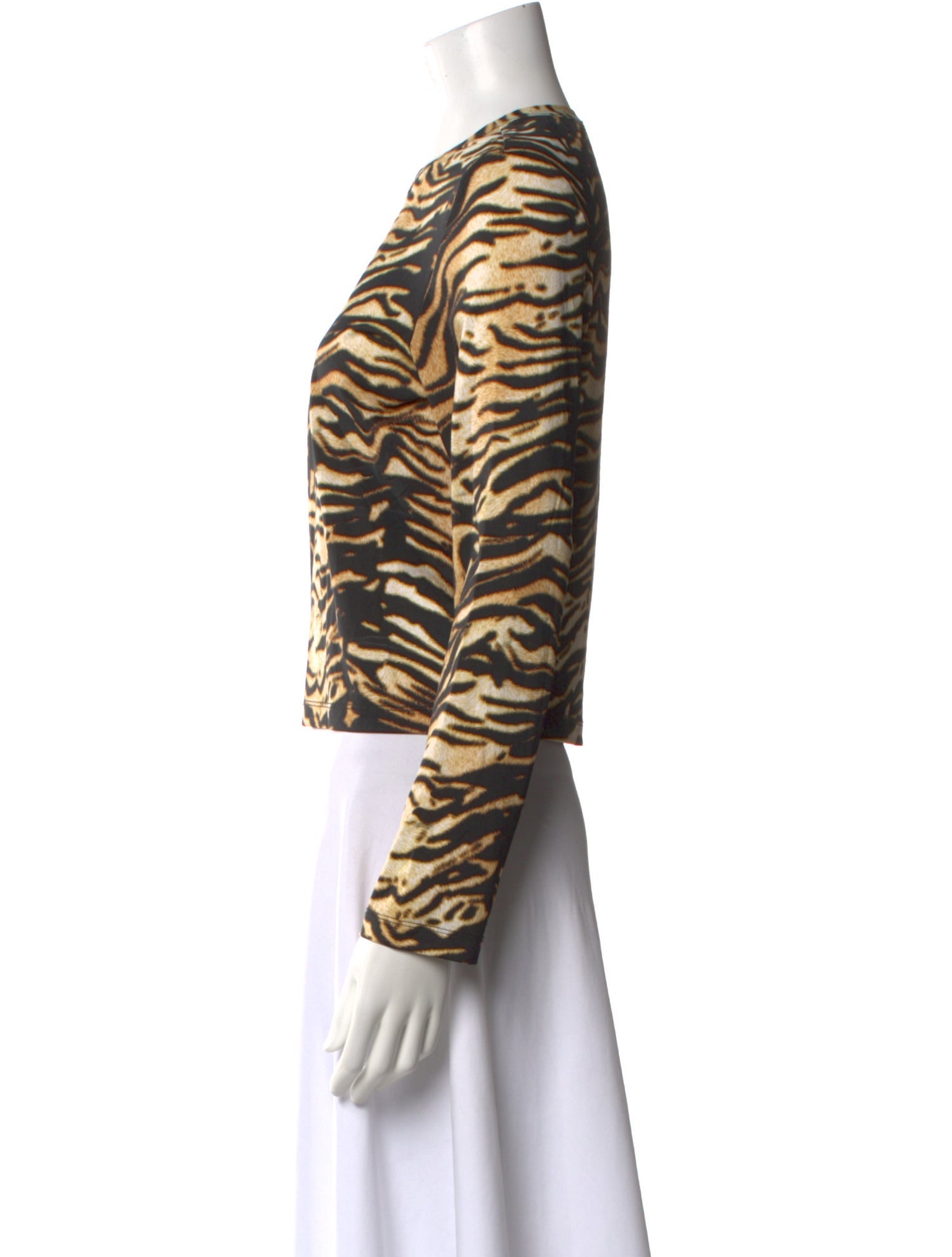 Rachel Comey Animal Print Crew Neck Top