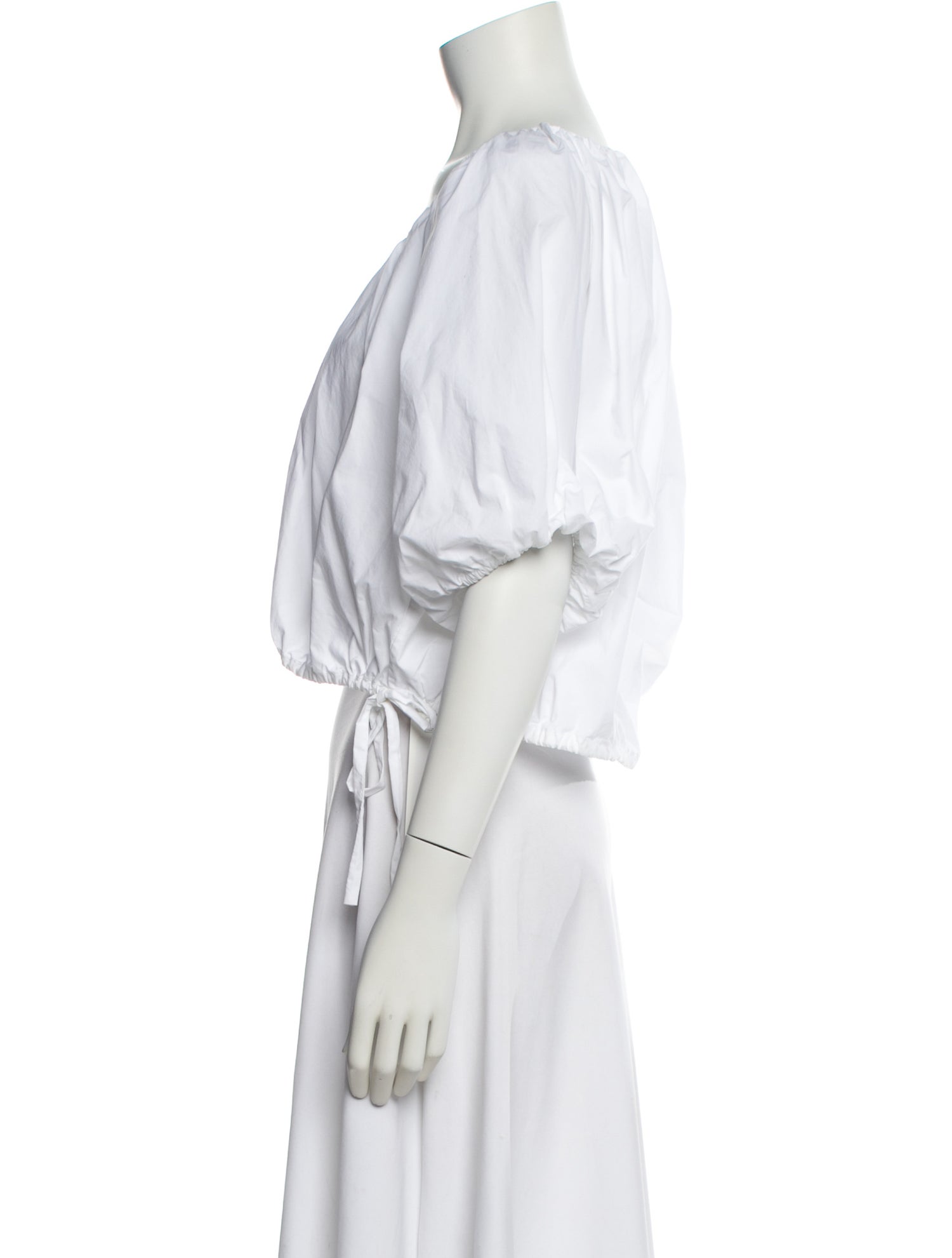 Rachel Comey V-Neck Short Sleeve Crop Top