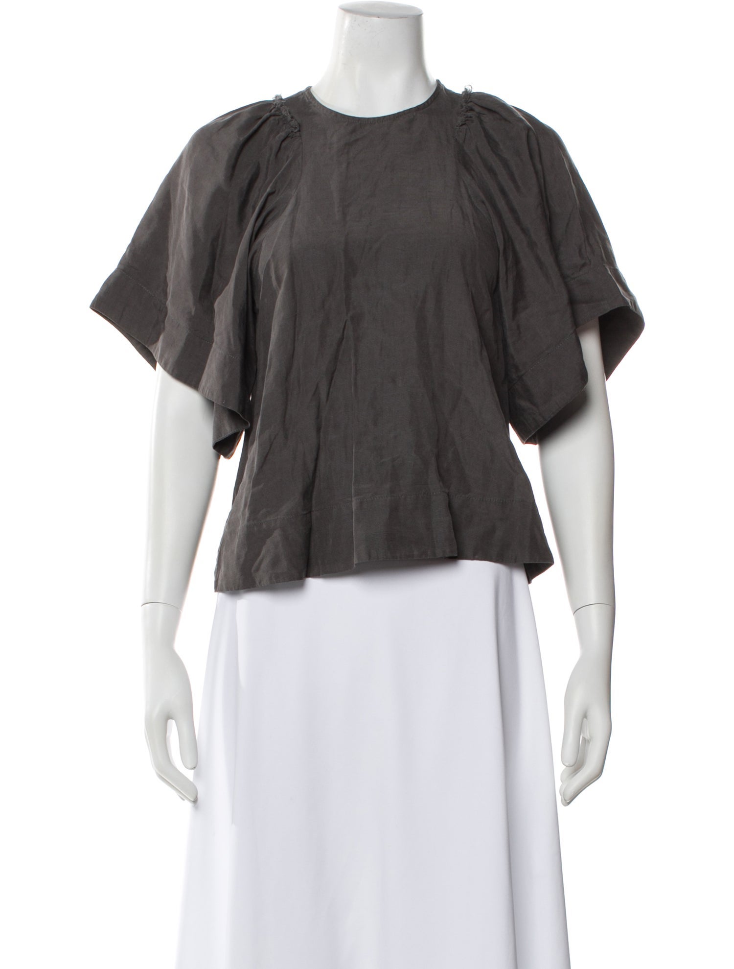 Rachel Comey Silk Crew Neck Top