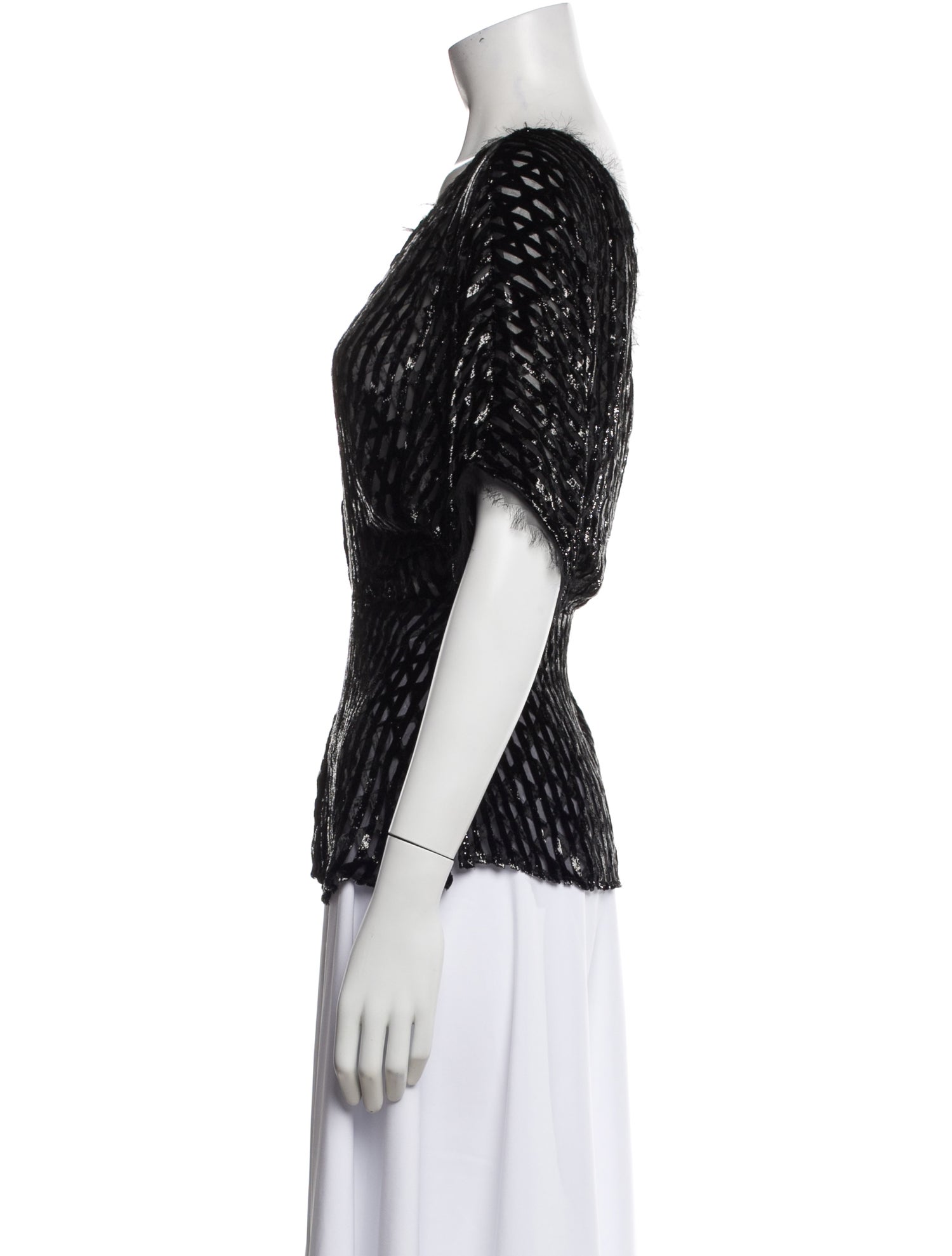 Rachel Comey Patterned Crew Neck Top