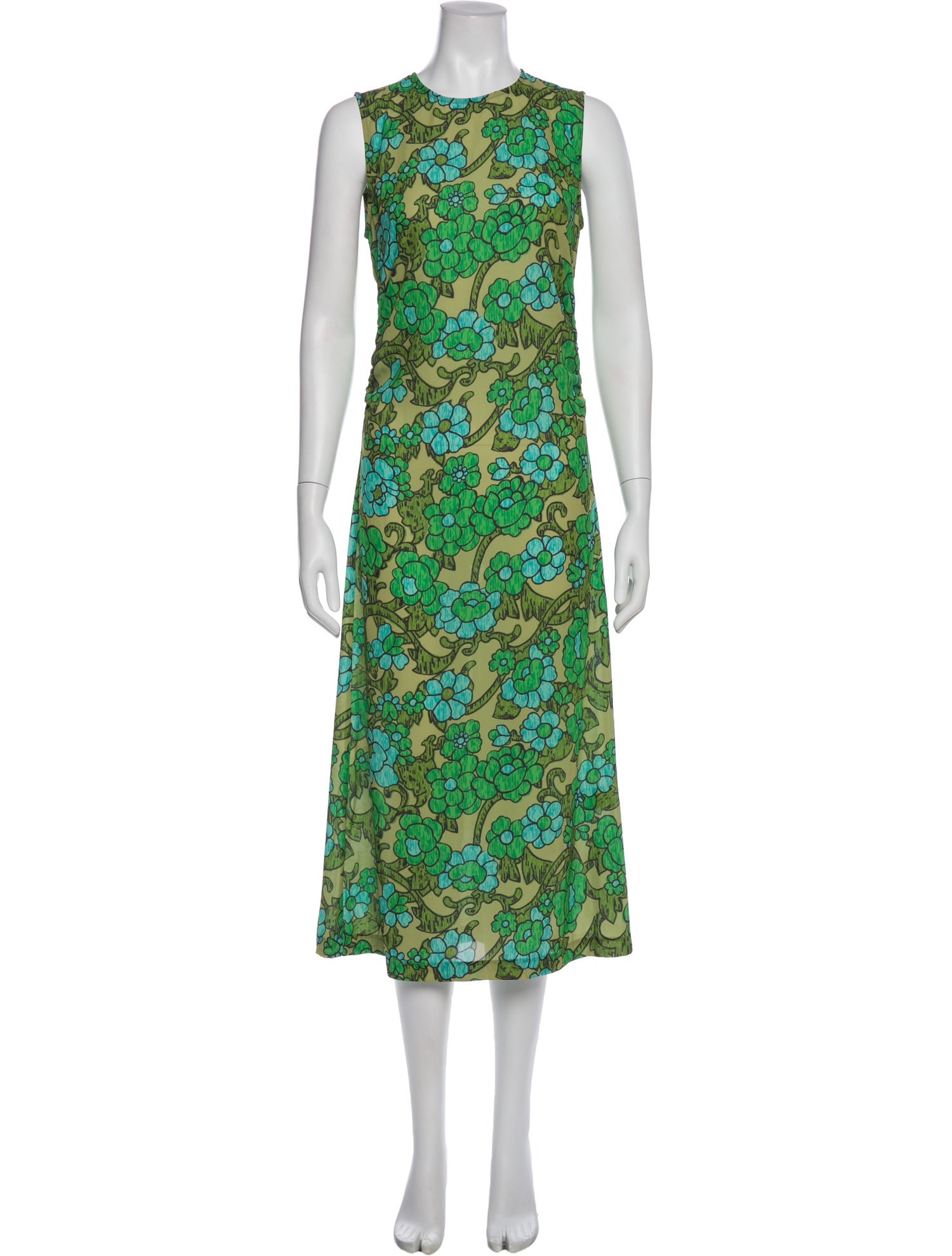 Rachel Comey Floral Print Long Dress