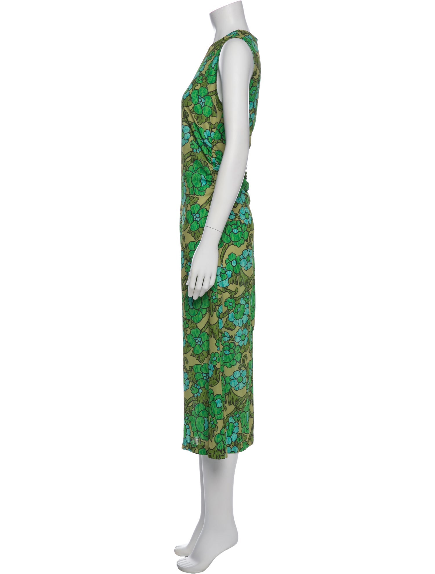 Rachel Comey Floral Print Long Dress