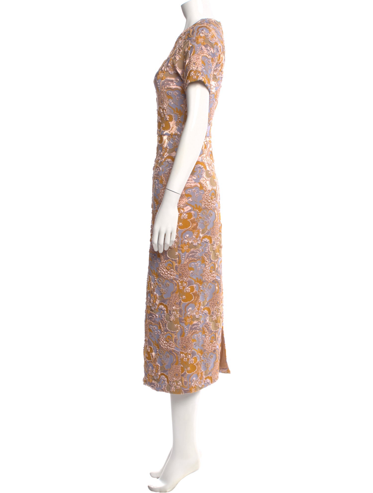 Rachel Comey Floral Print Long Dress
