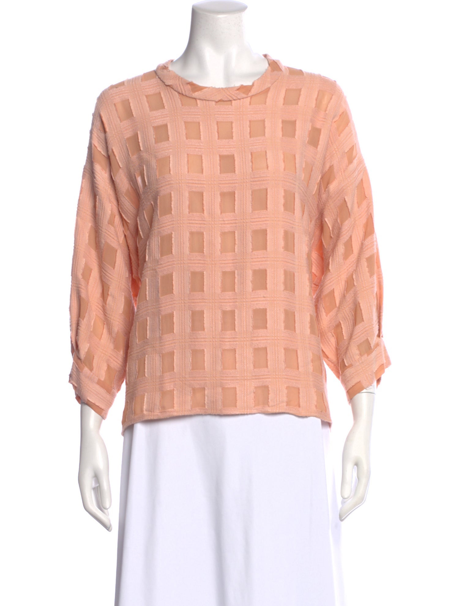 Rachel Comey Patterned Crew Neck Top