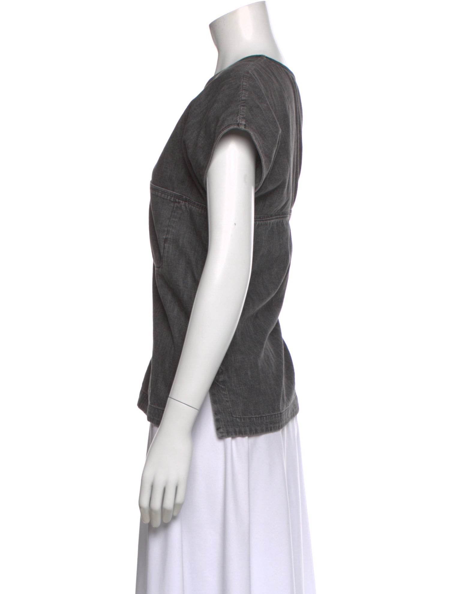 Rachel Comey V-Neck Short Sleeve Top