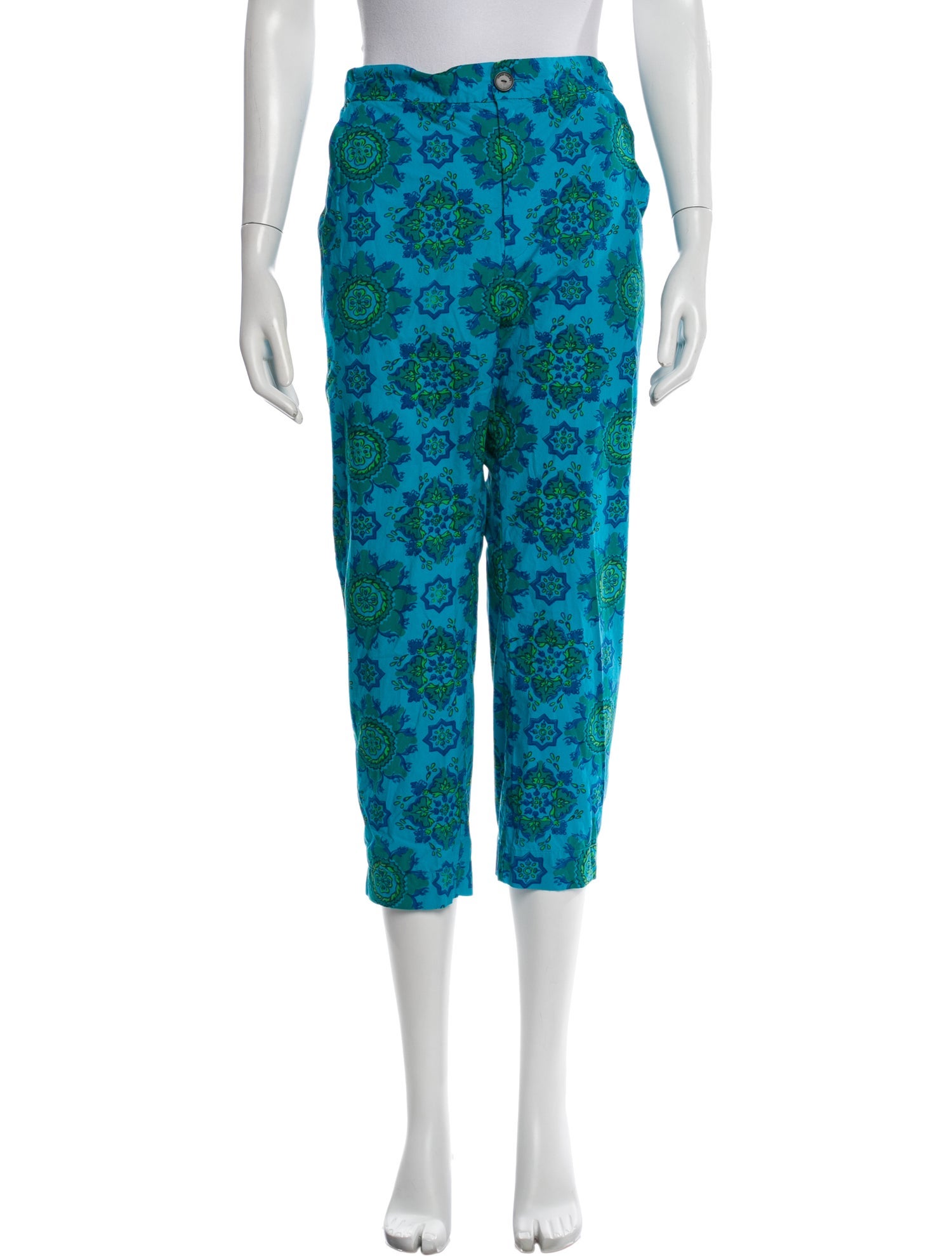 Rachel Comey Floral Print Straight Leg Pants
