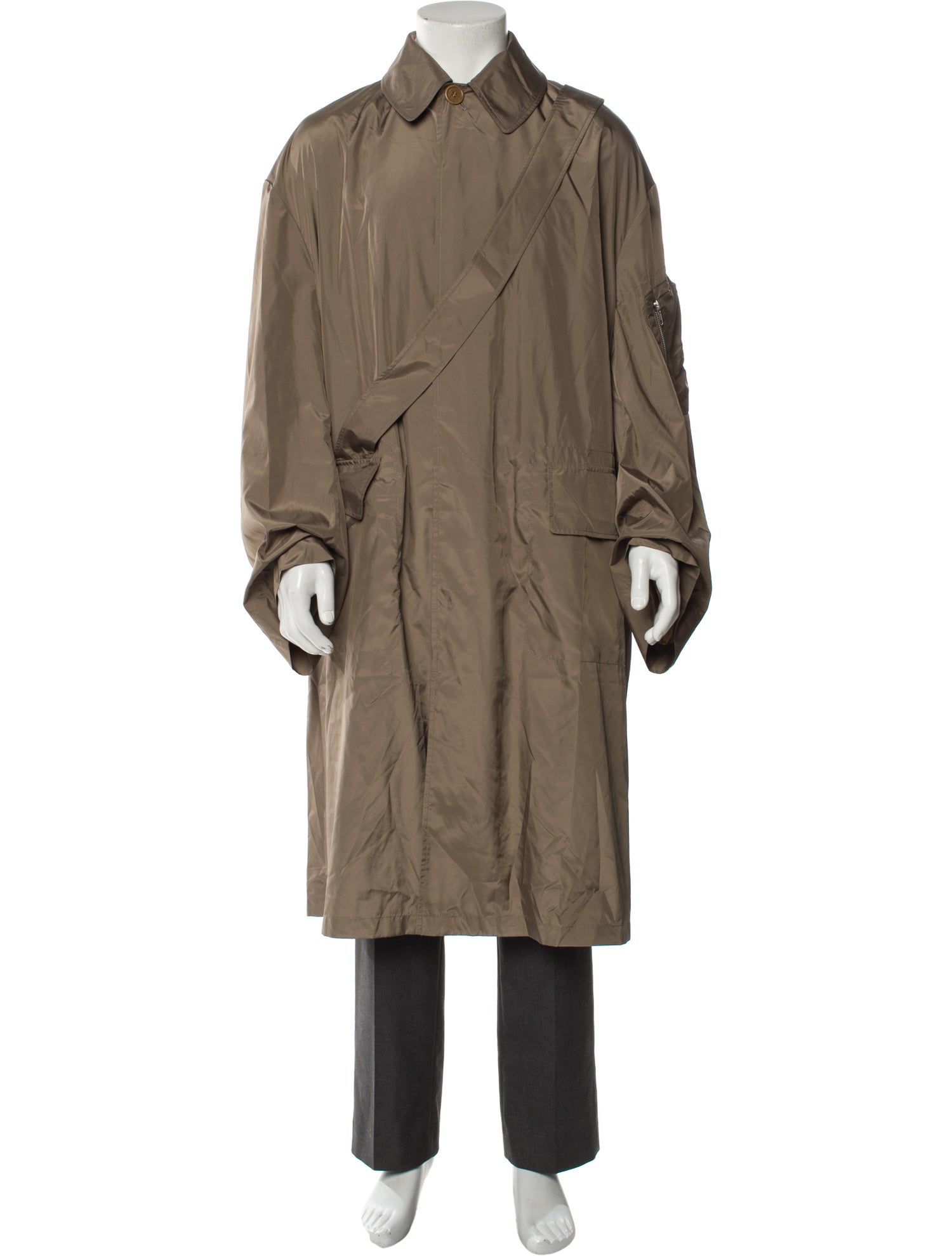 random identities トレンチコート M ネイビー random identities トレンチコート M ネイビー