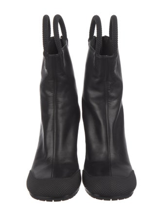 Random Identities Leather Boots