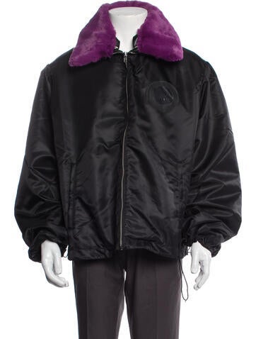 Random Identities Outerwear Colorblock Pattern Windbreaker L