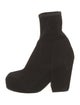 Random Identities Velvet Sock Boots