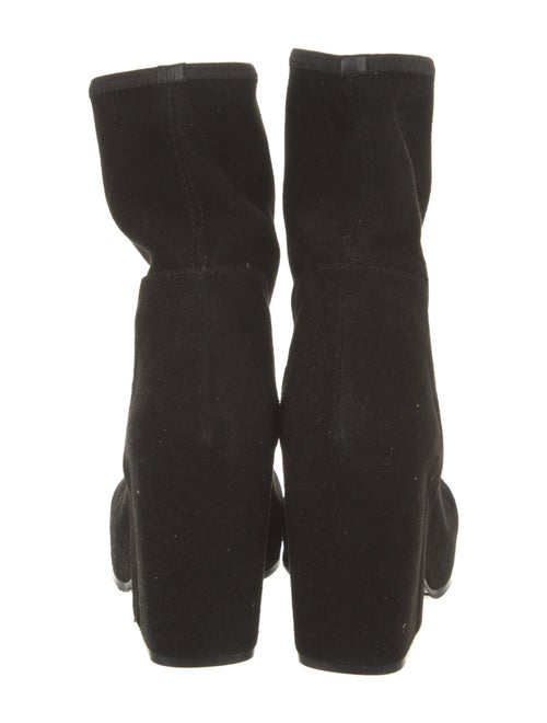 Random Identities Velvet Sock Boots