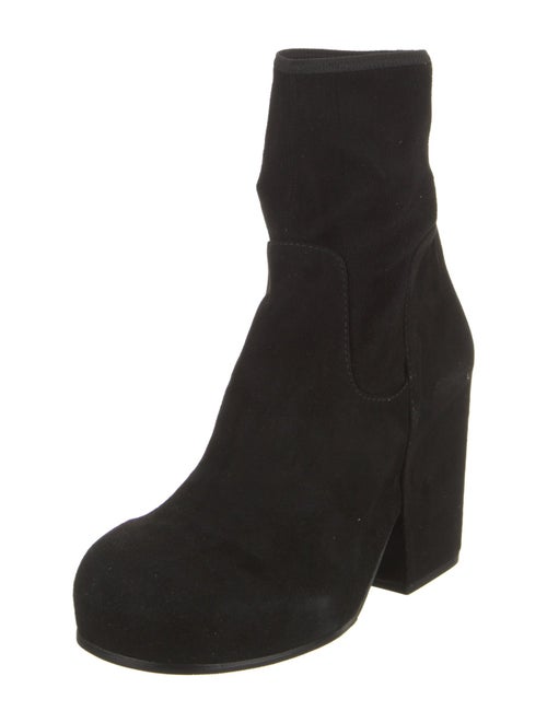 Random Identities Suede Sock Boots