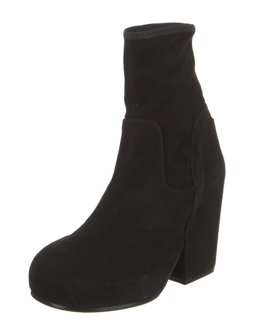 Random Identities Suede Sock Boots