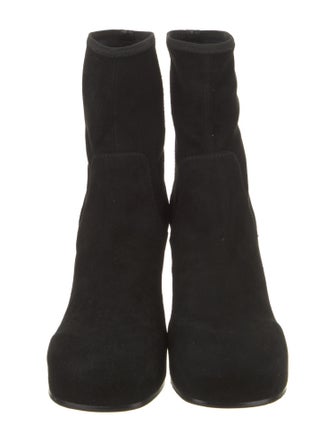 Random Identities Suede Sock Boots