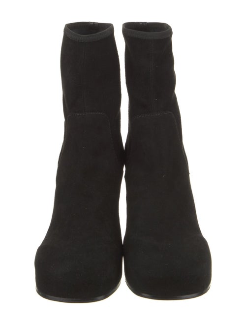 Random Identities Suede Sock Boots