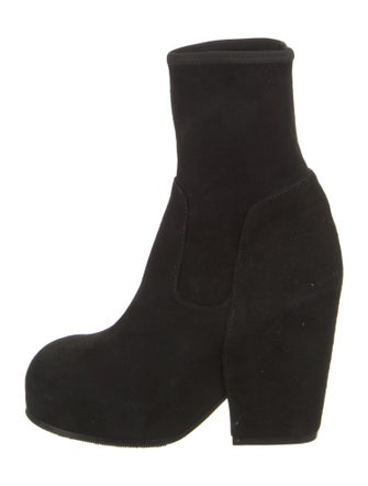 Random Identities Suede Sock Boots