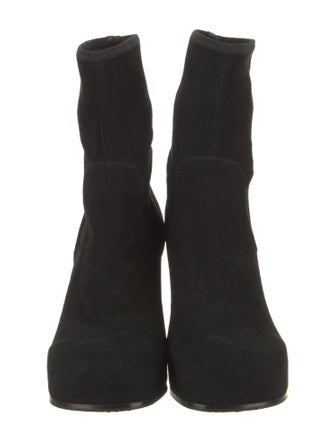 Random Identities Suede Sock Boots