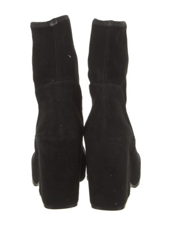 Random Identities Suede Sock Boots