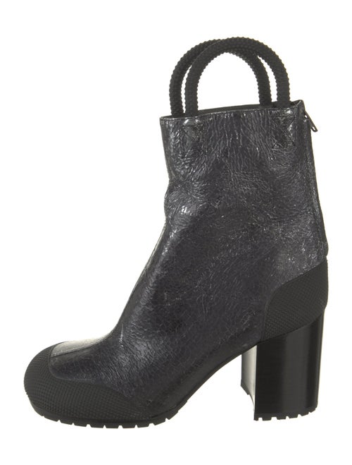 Random Identities Leather Combat Boots