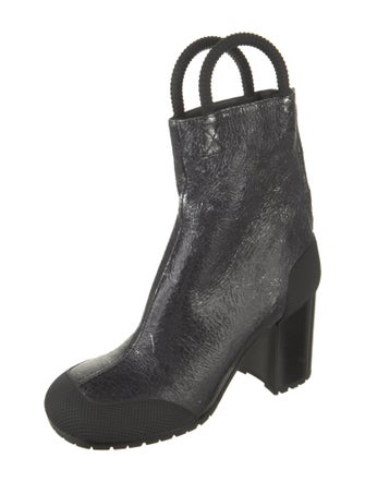 Random Identities Leather Combat Boots