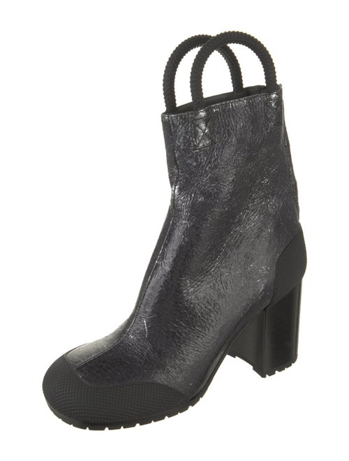 Random Identities Leather Combat Boots