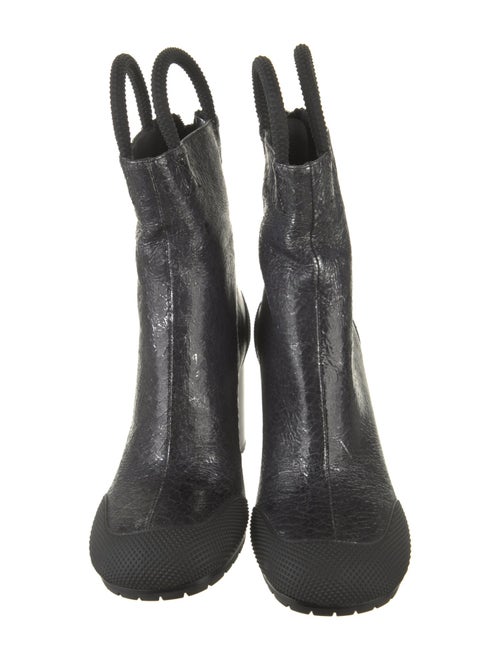 Random Identities Leather Combat Boots