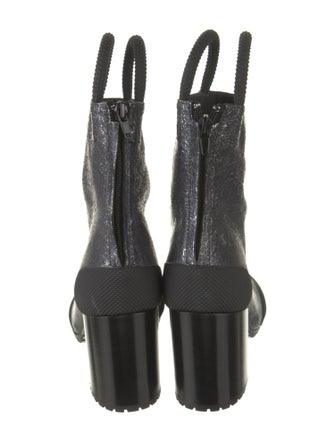 Random Identities Leather Combat Boots