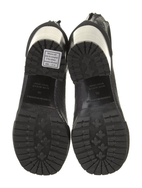 Random Identities Leather Combat Boots