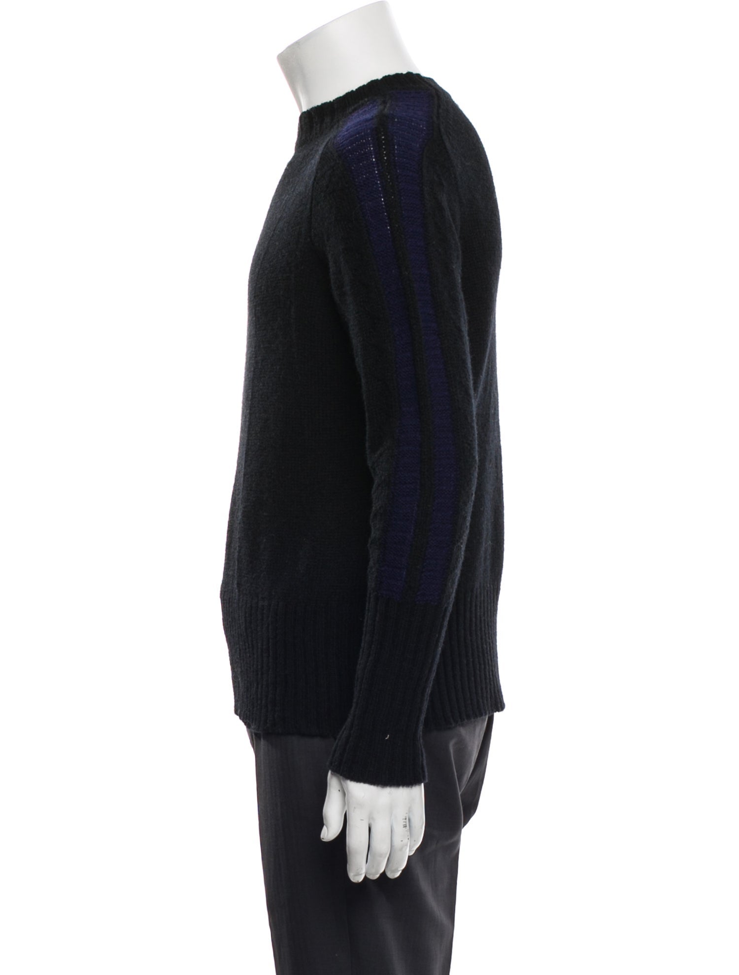 Random Identities Wool Mock Neck Pullover