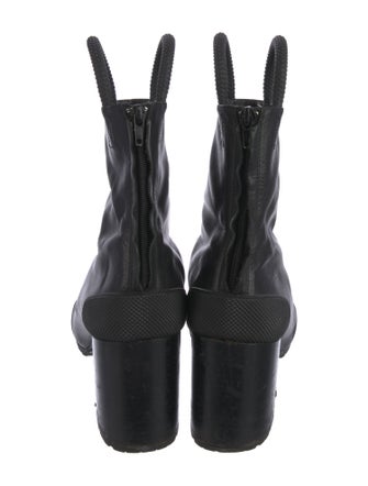 Random Identities Leather Combat Boots