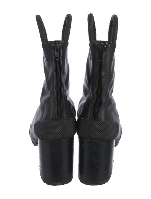 Random Identities Leather Combat Boots