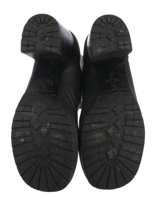 Random Identities Leather Combat Boots