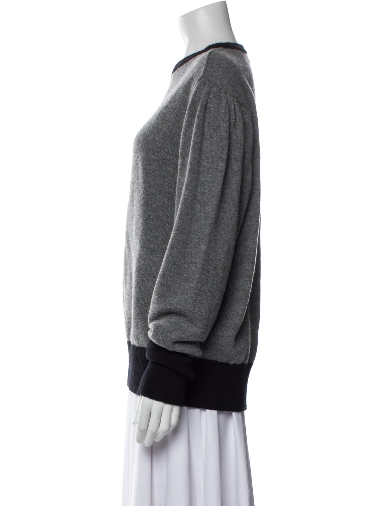 Random Identities Wool Bateau Neckline Sweater